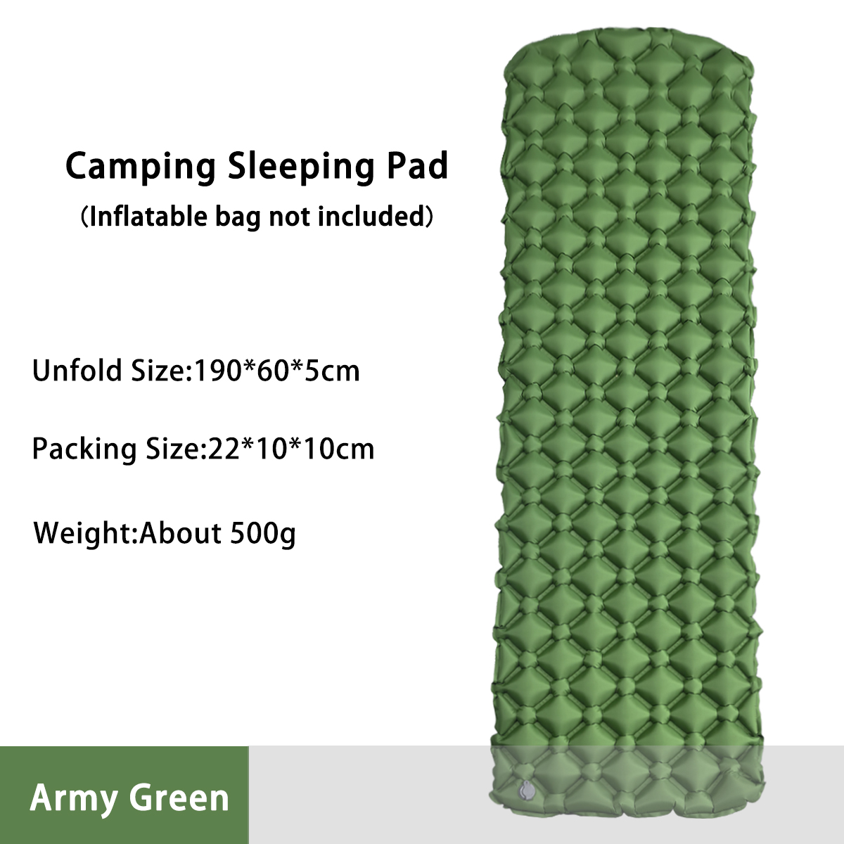 Outdoor Daybed Furniture - Camping Inflatable Mattress in Tent Folding