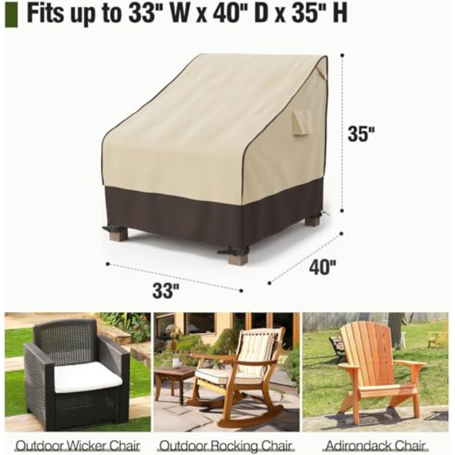 Patio Chair Cover Waterproof,  - Outdoor Furniture Cover Waterproof recension och pris