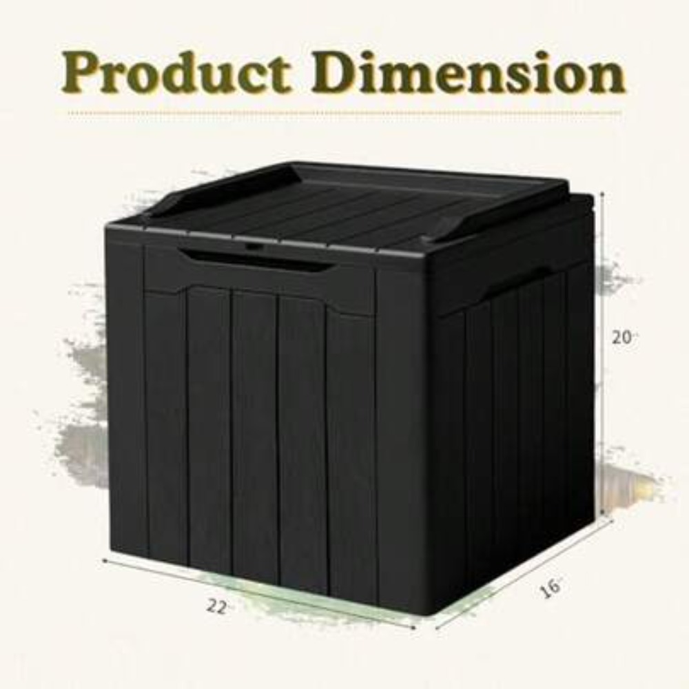 Waterproof Outdoor Storage Box - Outdoor Furniture Resin recension och pris