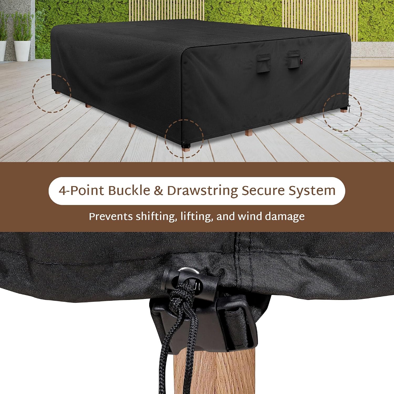Rectangular 600D Heavy-Duty Ou - Outdoor Furniture Cover Waterproof recension och pris