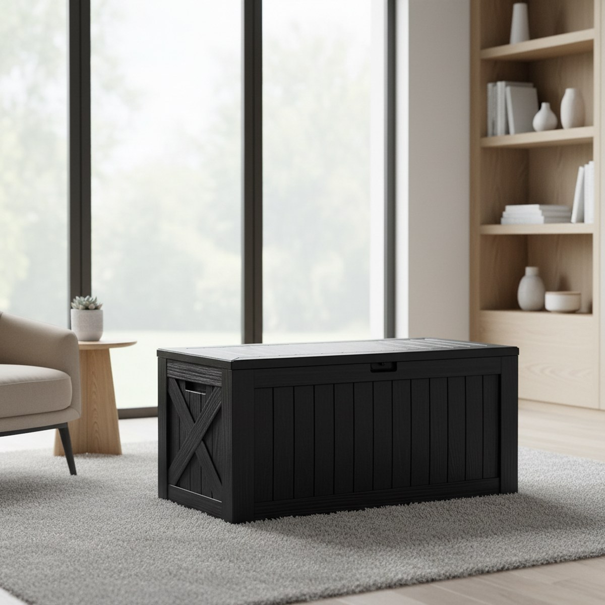 Large 120 Gallon Outdoor Deck  - Outdoor Furniture Resin recension och pris