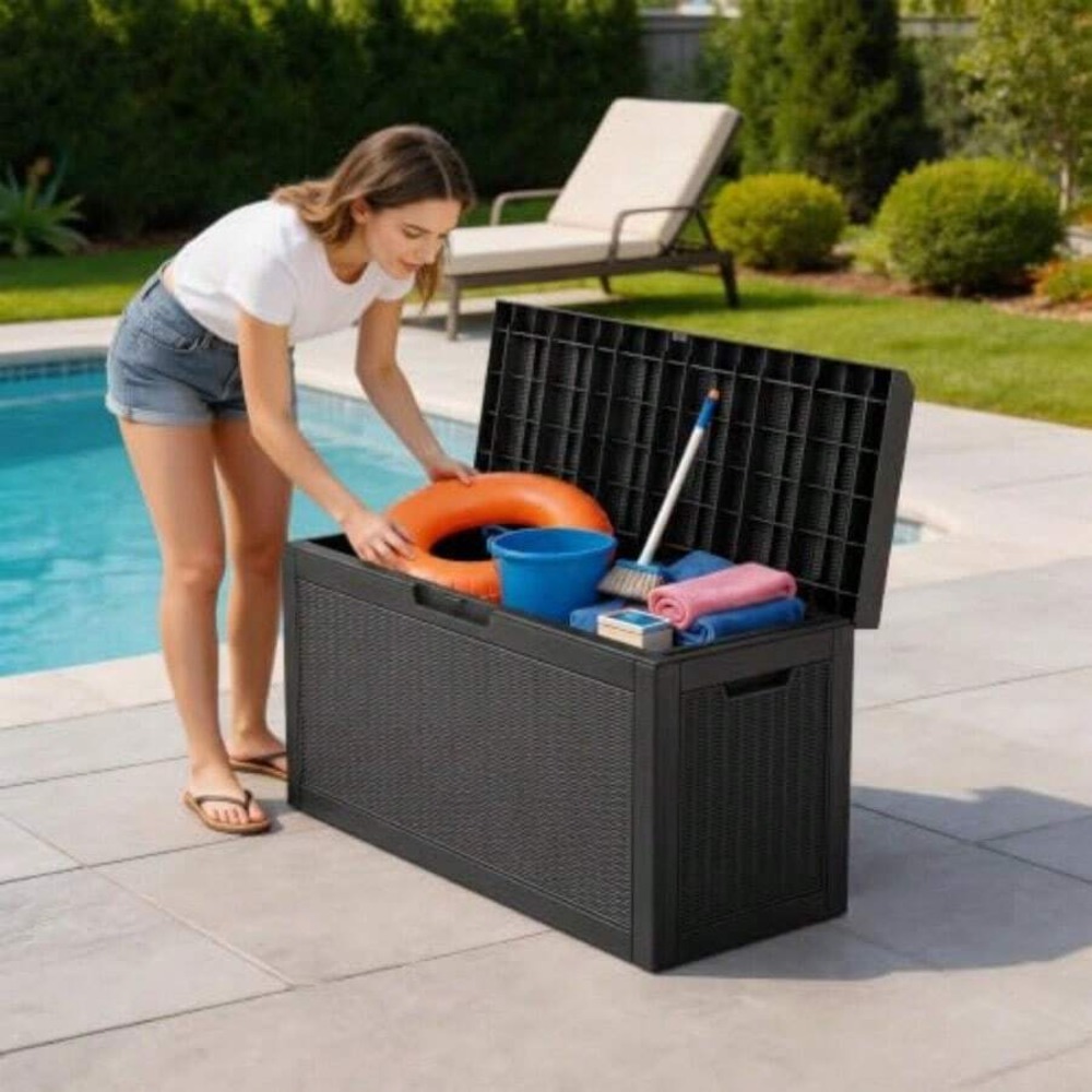 Outdoor Storage Box Deck Box W - Outdoor Furniture Cushion recension och pris