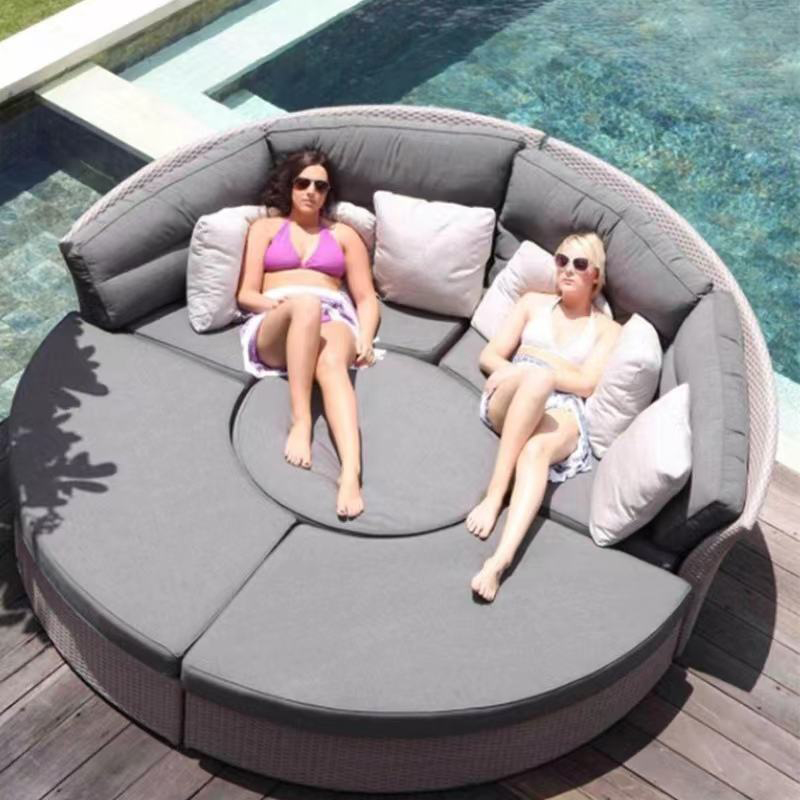Outdoor Rattan Round Daybed So - Outdoor Daybed Furniture recension och pris