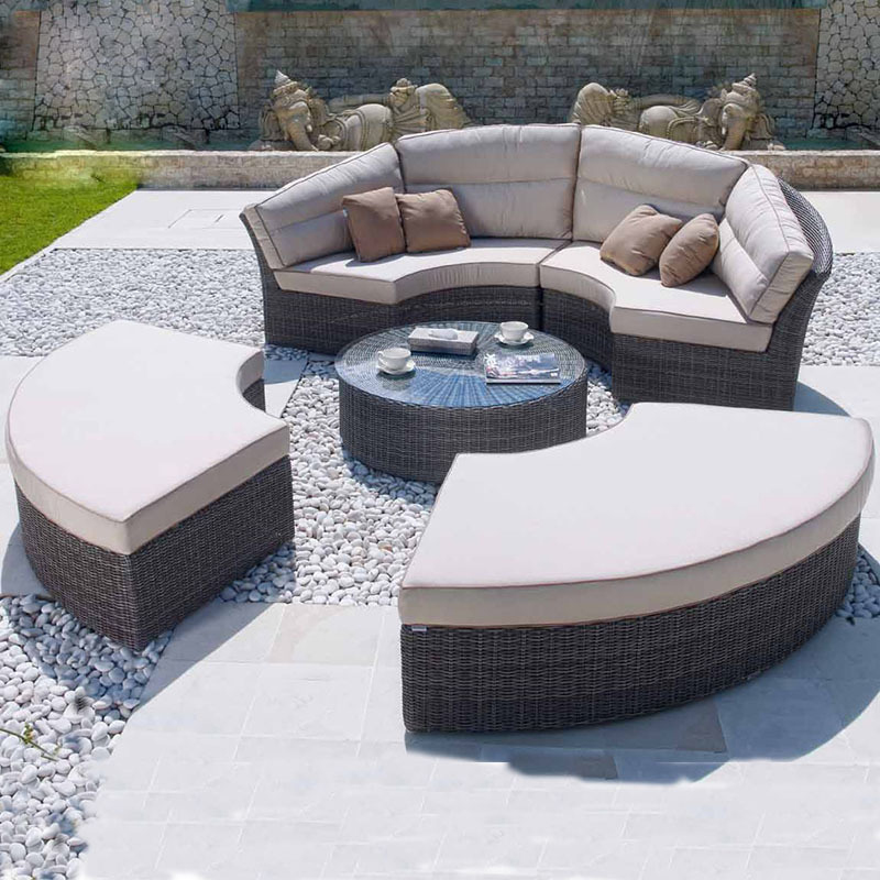Outdoor Rattan Round Daybed So - Outdoor Daybed Furniture recension och pris