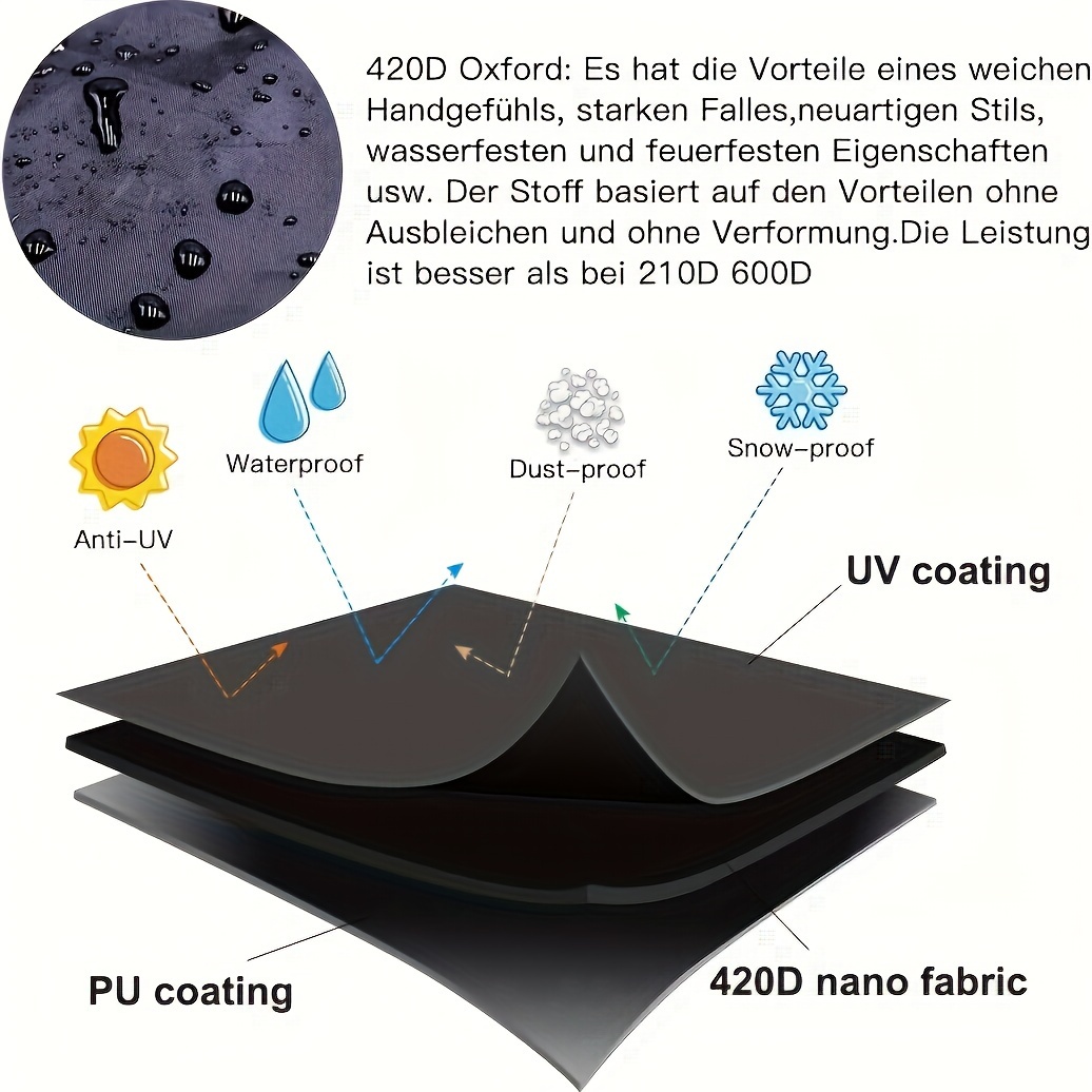 Black Outdoor Furniture Cover, - Outdoor Furniture Manufacturer recension och pris