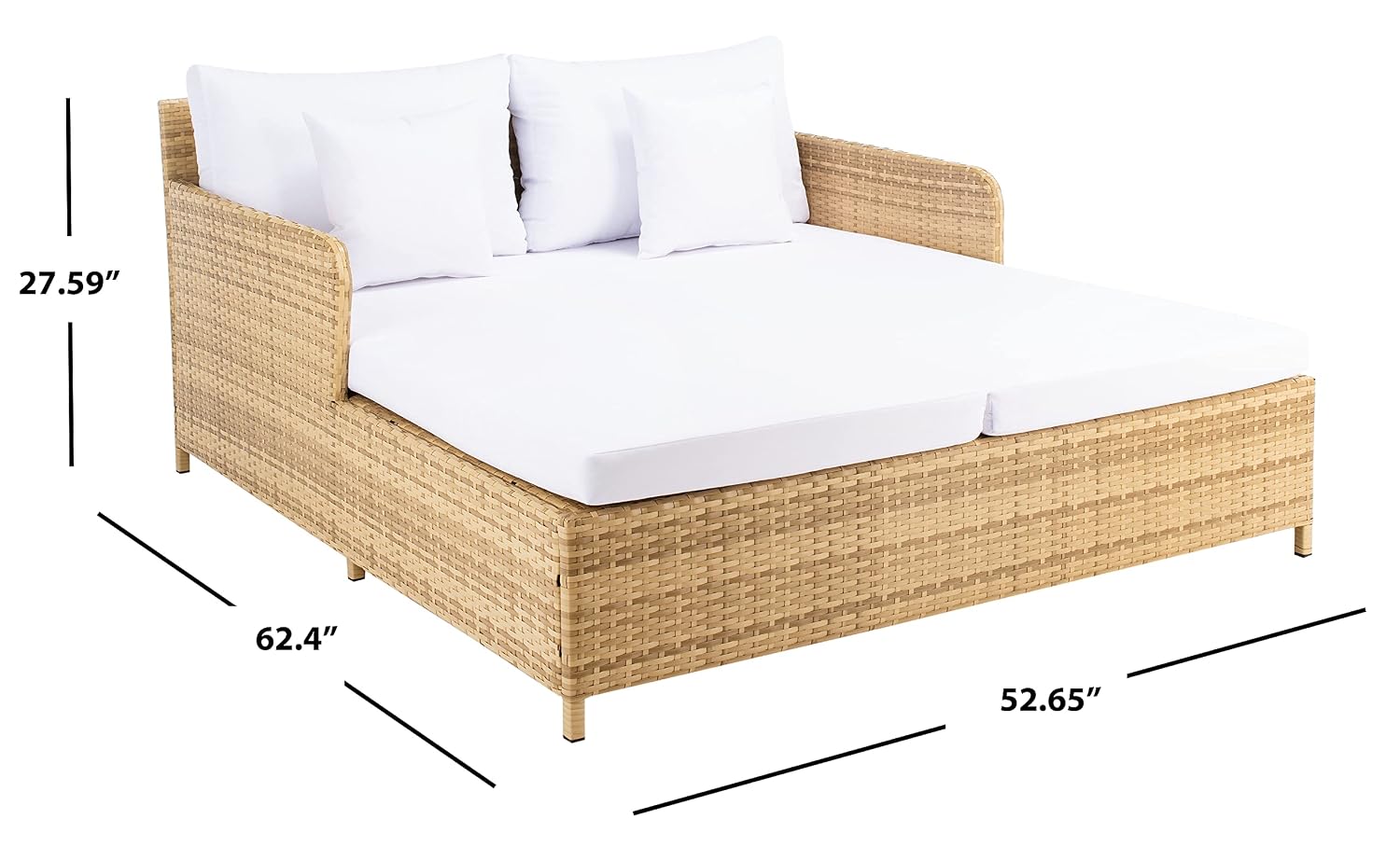 Outdoor Cadeo Daybed  Natural  - Outdoor Daybed Furniture recension och pris